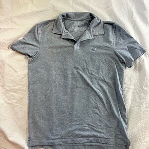 American Eagle Outfitters Gray Polo Shirt Classic Design